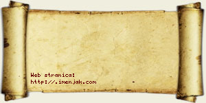 Miša Debeljak vizit kartica